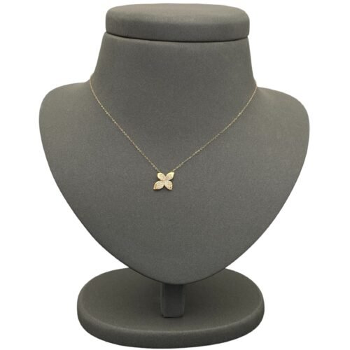 عقد ذهب عيار 18 الوزن 0.87 جرام