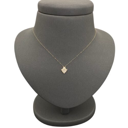 عقد ذهب عيار 18 الوزن 0.74 جرام