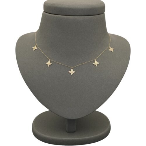 عقد شوكر ذهب عيار 18 الوزن 1.29 جرام