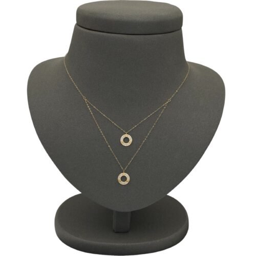 عقد ذهب عيار 18 الوزن 0.93 جرام