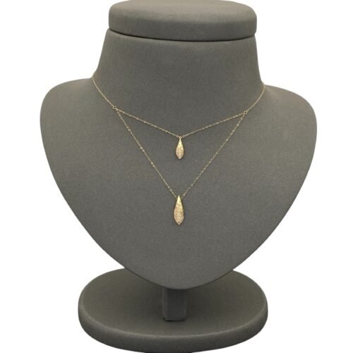 عقد ذهب عيار 18 الوزن 1.39 جرام