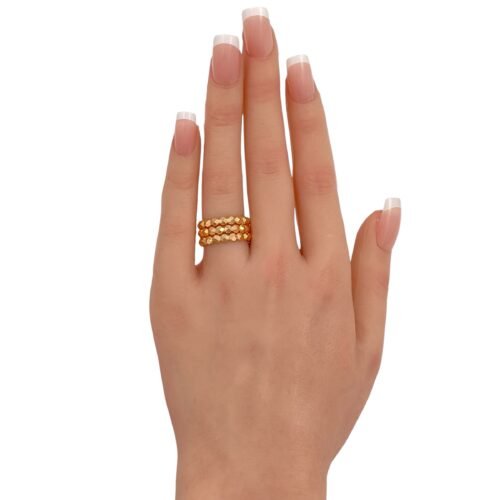 مرامي ذهب عيار 21 الوزن 4.34 جرام