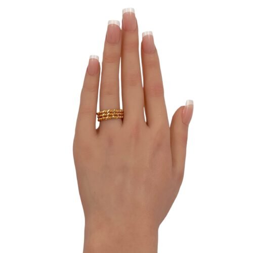 مرامي ذهب عيار 21 الوزن 5.93 جرام