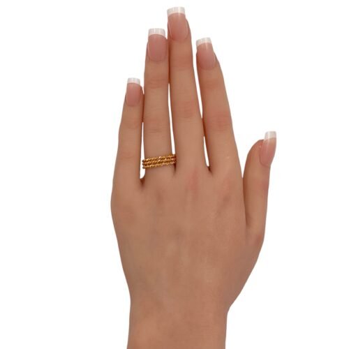 مرامي ذهب عيار 21 الوزن 3.9 جرام