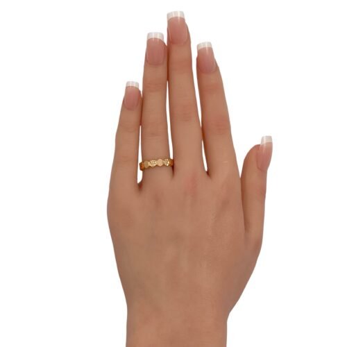 دبله ذهب عيار 21 الوزن 1.21 جرام