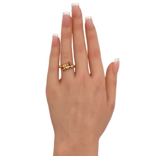 خاتم هندي ذهب عيار 21 الوزن 3.64 جرام