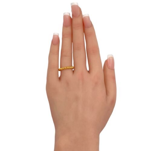 خاتم ذهب عيار 21 الوزن 1.73 جرام