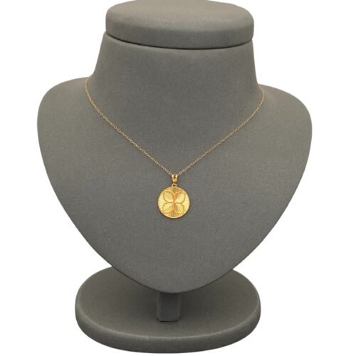 عقد زاوية الشفاء ذهب عيار 21 الوزن 2.30 جرام