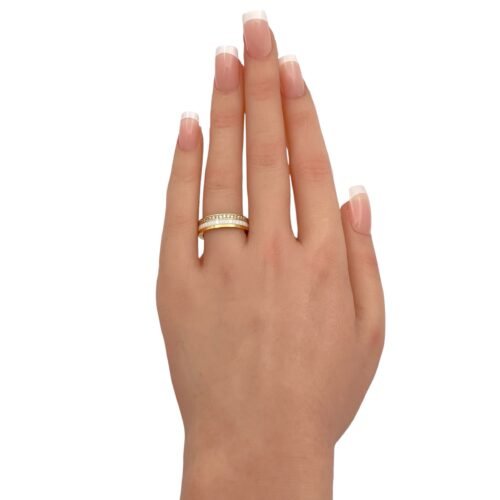 دبله ذهب عيار 18 الوزن 5.04 جرام