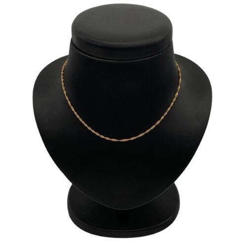 سلسال ذهب عيار 18 الوزن 0.78 جرام