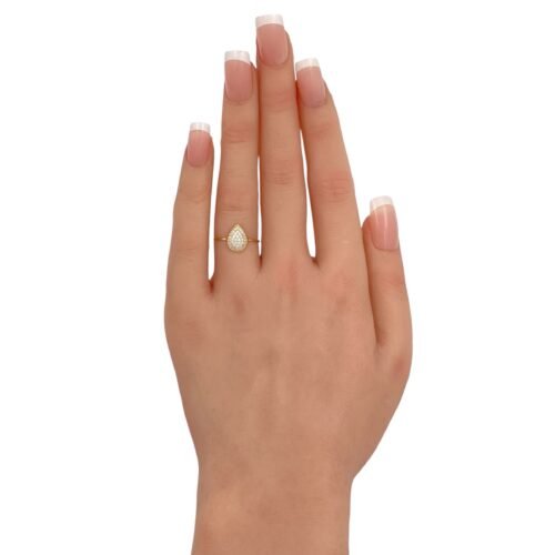 خاتم ذهب عيار 18 الوزن 0.63 جرام