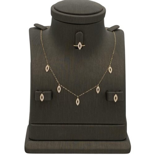 نصف طقم ذهب مواليد عيار 18 الوزن 1.57جرام