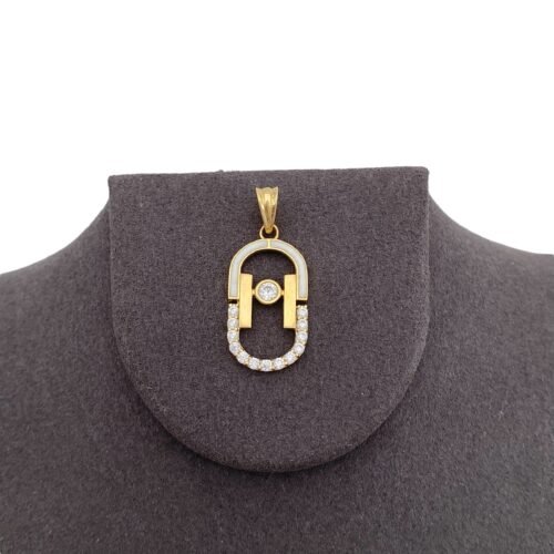 تعليقه ذهب عيار 18 الوزن 1.22 جرام