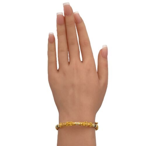 اسواره ذهب عيار 21 الوزن 11.90 جرام