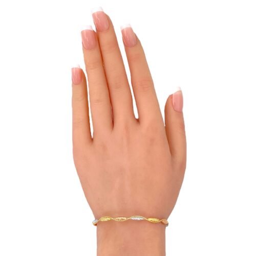 اسواره ذهب عيار 18 الوزن 4.11 جرام