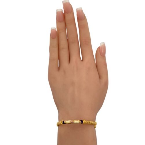 اسوارة اطفال ذهب عيار 21 الوزن 8.48 جرام