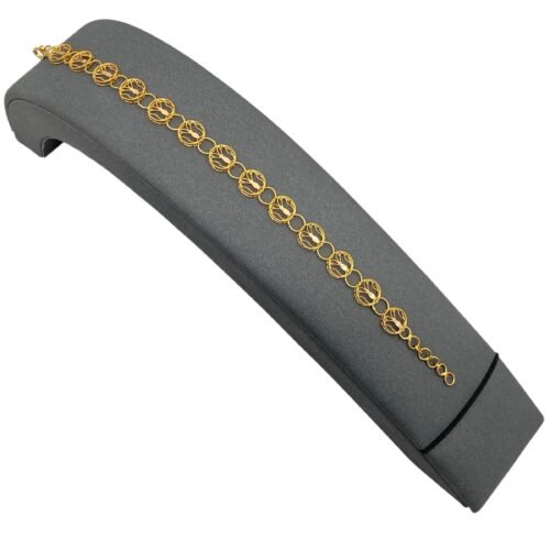 اسواره ذهب عيار 21 الوزن 3.79 جرام