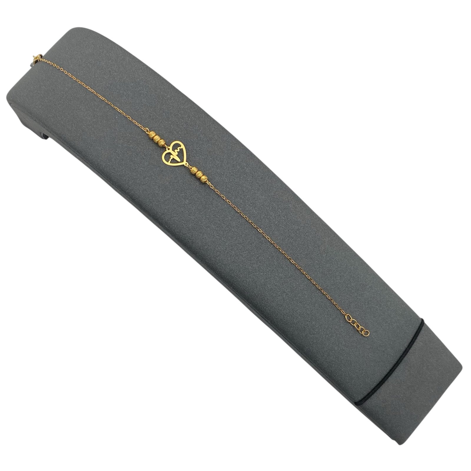 إسوارة ذهب عيار 21 الوزن 0.90 جرام