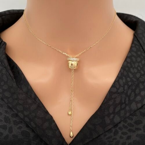 سبحه ذهب عيار 18 الوزن 6.15 جرام