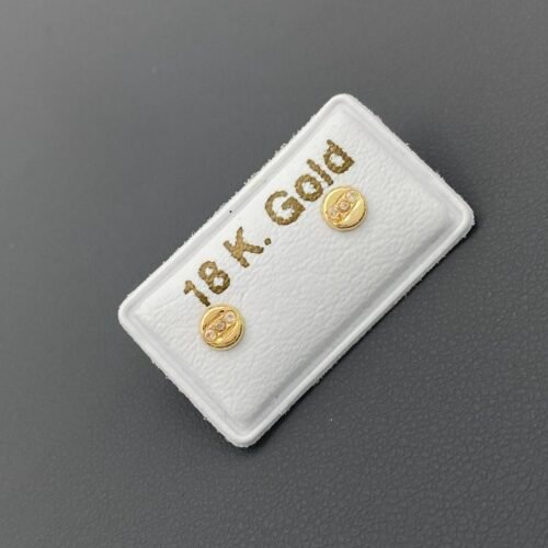 حلق طبي ذهب عيار 18 الوزن 0.27 جرام