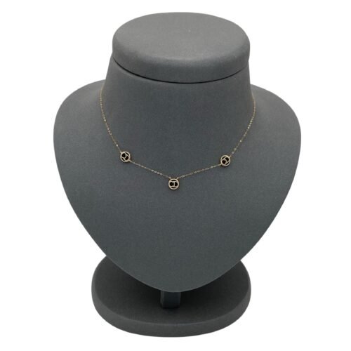 عقد ذهب عيار 18 الوزن 1.01 جرام