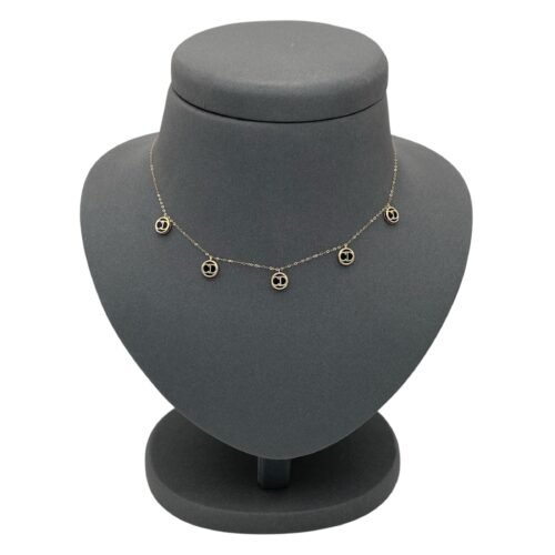 عقد ذهب عيار 18 الوزن 1.53 جرام