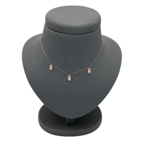 عقد ذهب عيار 18 الوزن 0.99 جرام