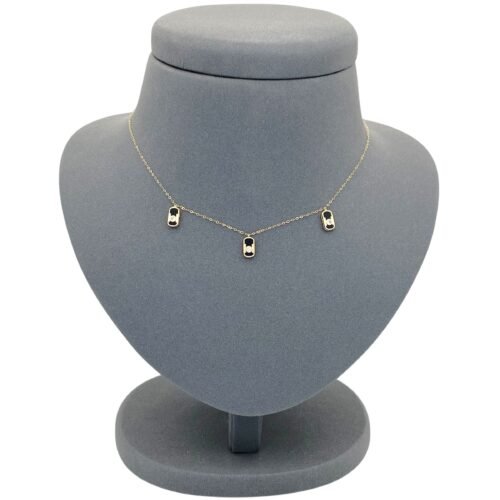 عقد ذهب عيار 18 الوزن 0.99 جرام