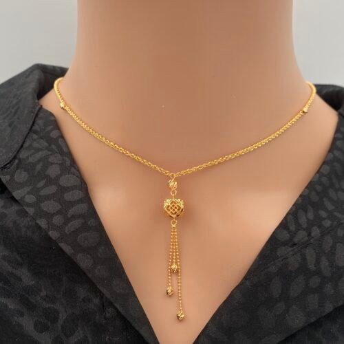 سبحه ذهب عيار 21 الوزن 4.55 جرام