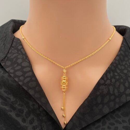 سبحه ذهب عيار 21 الوزن 5.13 جرام