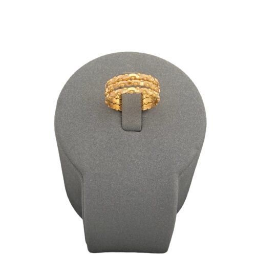 خاتم مرامي ذهب عيار 21 الوزن 3.34 جرام