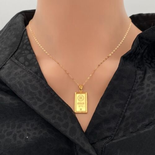 عقد ذهب عيار 21 الوزن 3.45 جرام