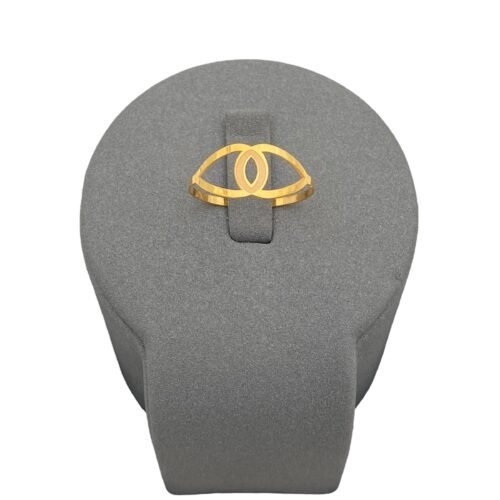 خاتم ذهب عيار 21 الوزن 0.61 جرام