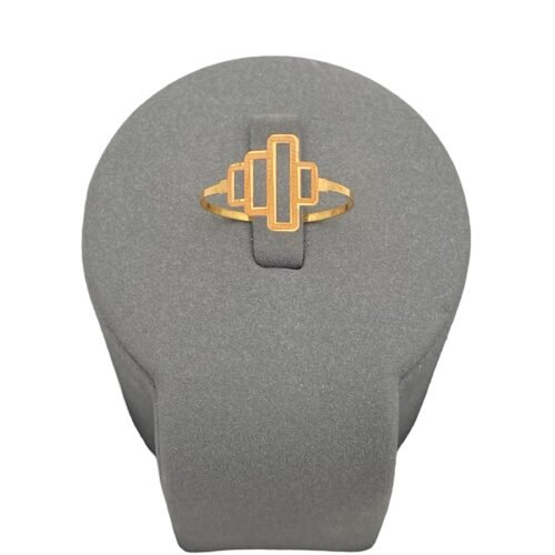 خاتم ذهب عيار 21 الوزن 0.47 جرام