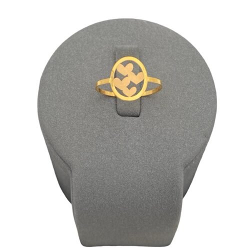 خاتم ذهب عيار 21 الوزن 0.59 جرام