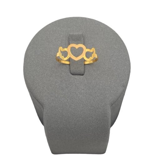 خاتم ذهب عيار 21 الوزن 0.66 جرام