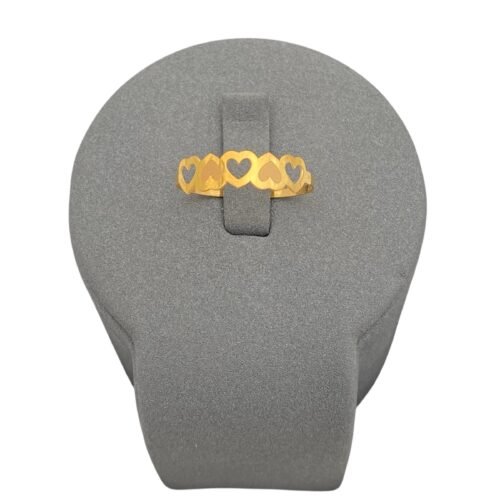 خاتم ذهب عيار 21 الوزن 0.67 جرام