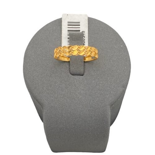 خاتم ذهب عيار 21 الوزن 1.38 جرام