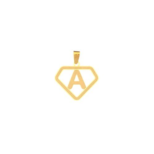تعليقه حرف A ذهب عيار 18 الوزن 0.26 جرام