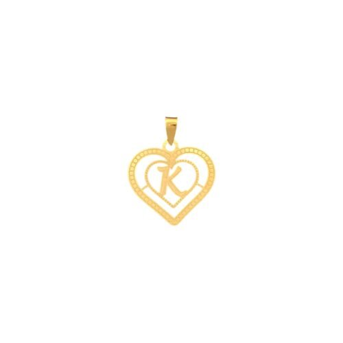 تعليقه حرف K ذهب عيار 18 الوزن 0.31 جرام