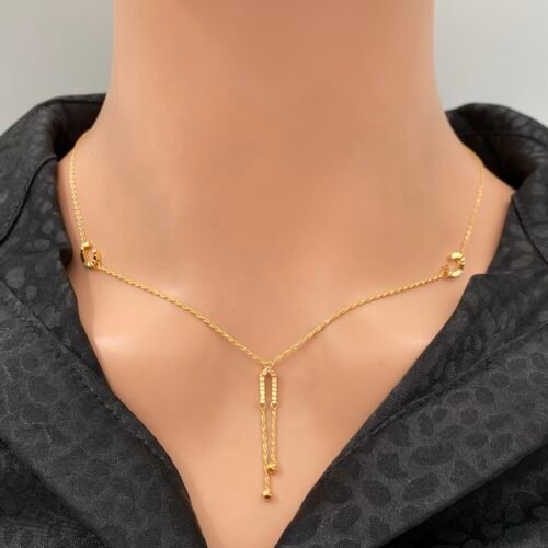 عقد ذهب عيار 21 الوزن 1.8 جرام