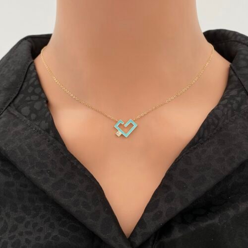 عقد ذهب عيار 18 الوزن 1.83 جرام