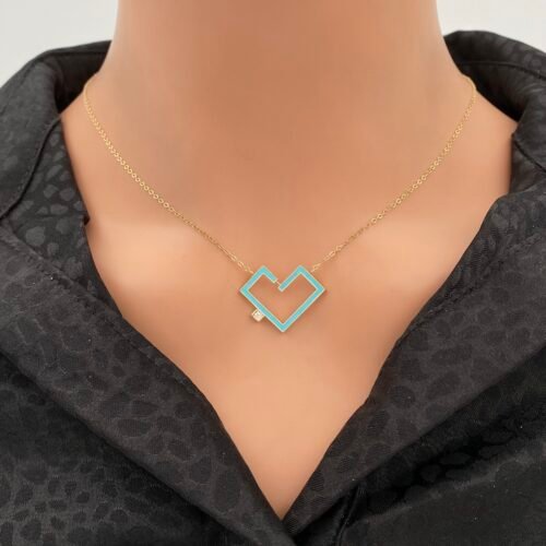 عقد ذهب عيار 18 الوزن 2.29 جرام