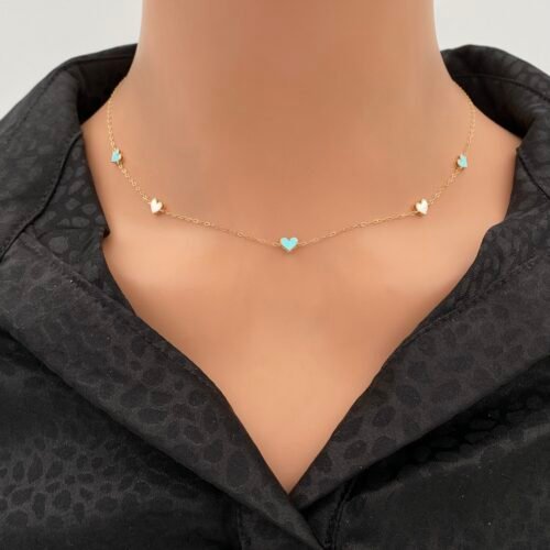 عقد ذهب عيار 18 الوزن 1.33 جرام