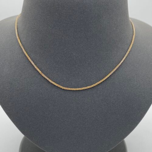 سلسال ذهب عيار 18 الوزن 1.62 جرام