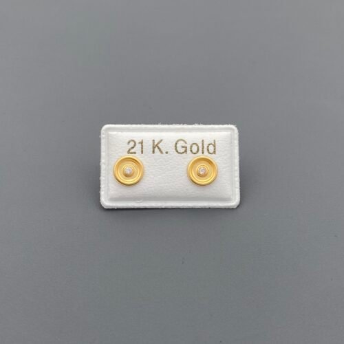 حلق طبي ذهب عيار 21 الوزن 0.33 جرام