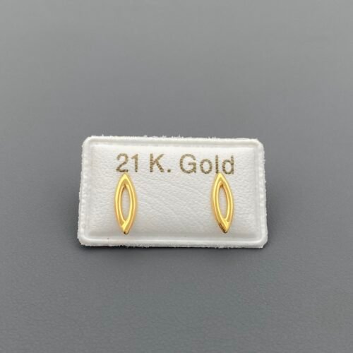 حلق طبي ذهب عيار 21 الوزن 0.27 جرام