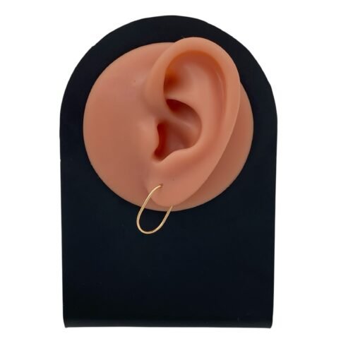 حلق ذهب عيار 18 الوزن 0.52 جرام