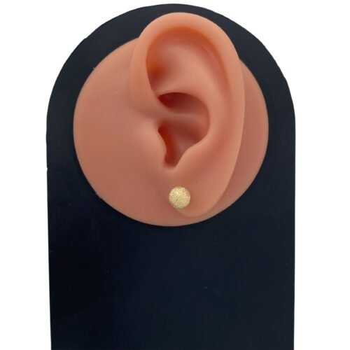 حلق ذهب عيار 18 الوزن 1.33 جرام