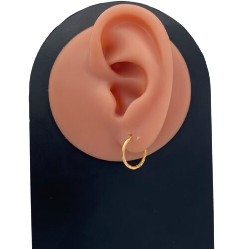 حلق ذهب عيار 21 الوزن 0.57 جرام